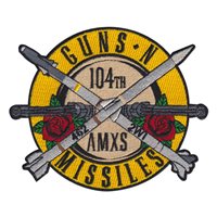 104 AMXS Guns N Missiles Patch