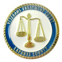 Veterans Treatment Court La Porte County Challenge Coin