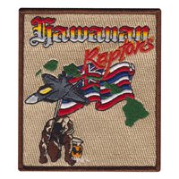 154 AMXS Hawaiian Raptors Brown Patch