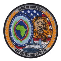 USS Arlington African Lion 2022 Patch