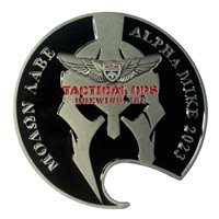 Tactical OPS Brewing Inc Alpha 2023 Bottle Opener Challenge Coin