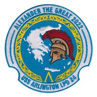 USS ARLINGTON LPD 24 Alexander the Great 2022 Patch