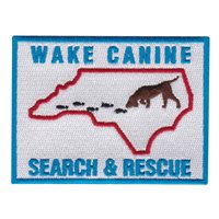 Wake Canine Search And Rescue Patch