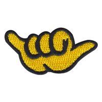 535 AS Yellow Shaka Pencil Patch