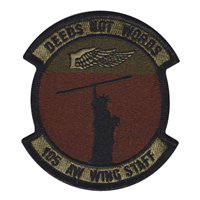 105 AW Wing Staff Agencies Deeds Not Words OCP Patch
