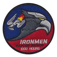 71 FS Ironmen Raptor Driver 1000 Hours Patch