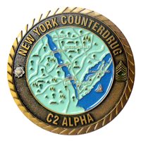 New York Counterdrug Task Force C2A Challenge Coin