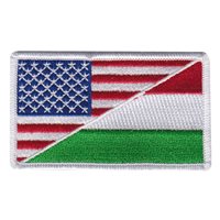 166 ARS USA HUNGARY Flag Patch