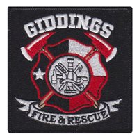 Giddings Vol Fire Department Patch 