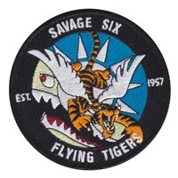 Texas A&M University Corps of Cadets Squadron 6 Flying Tigers Patch
