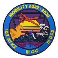 103 ATKS and 111 OSS Morale PVC Patch