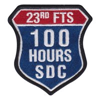 23 FTS 100 Hours SDC Patch