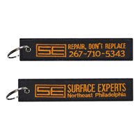 Surface Experts Gray Key Flag