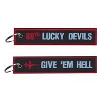 88 FTS Lucky Devils Key Flag 