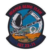 Holloman AFB IQT Class 23-11 Reaper Demo Team Patch 