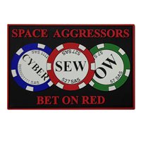 527 SAS Bet On Red PVC Patch