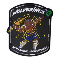 4 EWS Wolverines PVC Patch