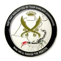 386 ECS Honey Badger Commander Challenge Coin