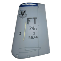 74 FS A-10 Airplane Tail Flash 