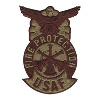 USAF Fire Protection Assistant Fire Chief Badge OCP Patch