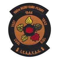 104 FW Munitions Flight Patch