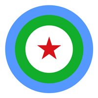 Djibouti Air Force Mi-8 Custom Airplane Briefing Stick 