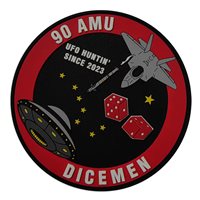 90 AMU Dicemen PVC Patch