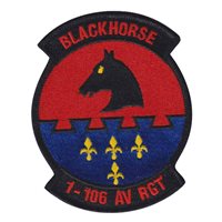 1-106 Aviation Regiment Blackhorse Patch