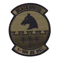 1-106 Aviation Regiment Blackhorse OCP Patch