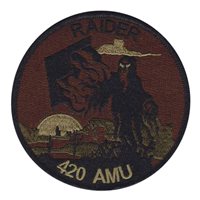 thumbnail image 2 of Original USAF 420th Aircraft Maintenance Unit Patch – B-21 Raider, Edwards AFB – Velback 2 of 5