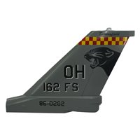 162 FS F-16C Falcon Custom Airplane Tail Flash