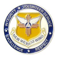 CAP new Mexico Wing Commander Peters Challenge Coin