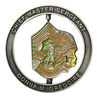 128 ACS Command Spinner Challenge Coin