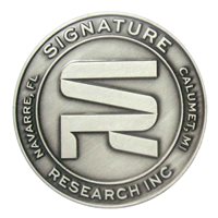 Signature Research Inc Drone Challenge Coin