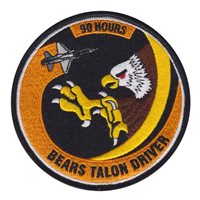90 FTS 90 Hours Bears Talon Driver Patch