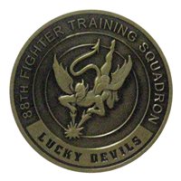 88 FTS Lucky Devils Commander Challenge Coin