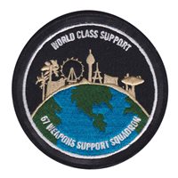 57 WPSS Friday Patch with Leather |  57th Weapons Squadron Patches