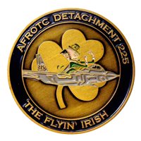 AFROTC Det 225 Notre Dame The Flyin Irish Challenge Coin