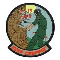 14 STUS Class 23-13 Keep Choppin PVC Patch