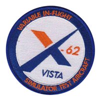 USAF Test Pilot School X-62 Vista Blue Patch