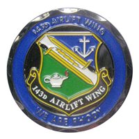 143 AW Command Chief  Challenge Coin