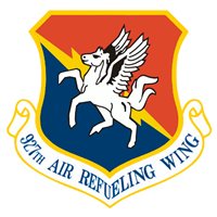 927 ARW KC-135 Stratotanker Custom Airplane Model Briefing Sticks