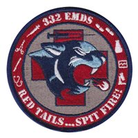 332 EMDS Red Tails Spit Fire Patch