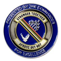 AFROTC Det 607 Commander Challenge Coin