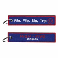 Teal & High Five Cannabis Key Flag