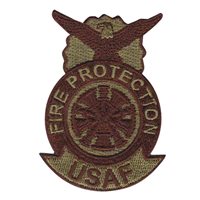 USAF Fire Protection Fire Chief Badge OCP Patch