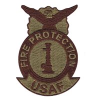 USAF Fire Protection Driver Badge OCP Patch 