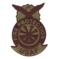 USAF Fire Protection Deputy Fire Chief Badge Patch