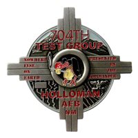 704 TG Holloman AFB Commander Challenge Coin
