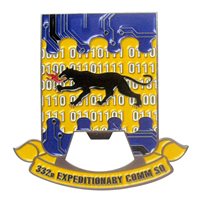 332 ECS Bottle Opener Challenge Coin